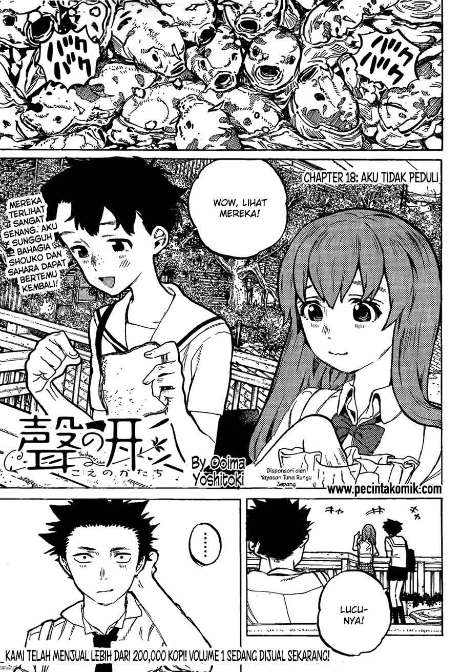 Koe no Katachi Chap 18 - Next Chap 19