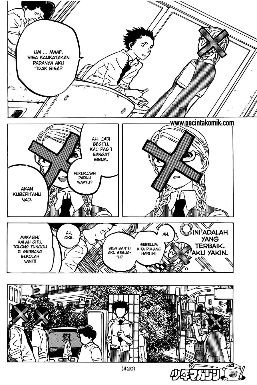 Koe no Katachi Chap 20 - Next Chap 21