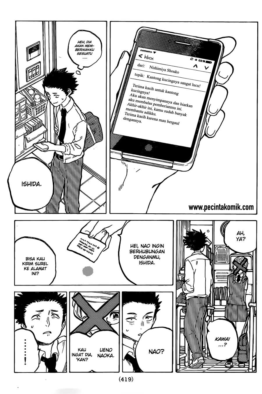 Koe no Katachi Chap 20 - Next Chap 21