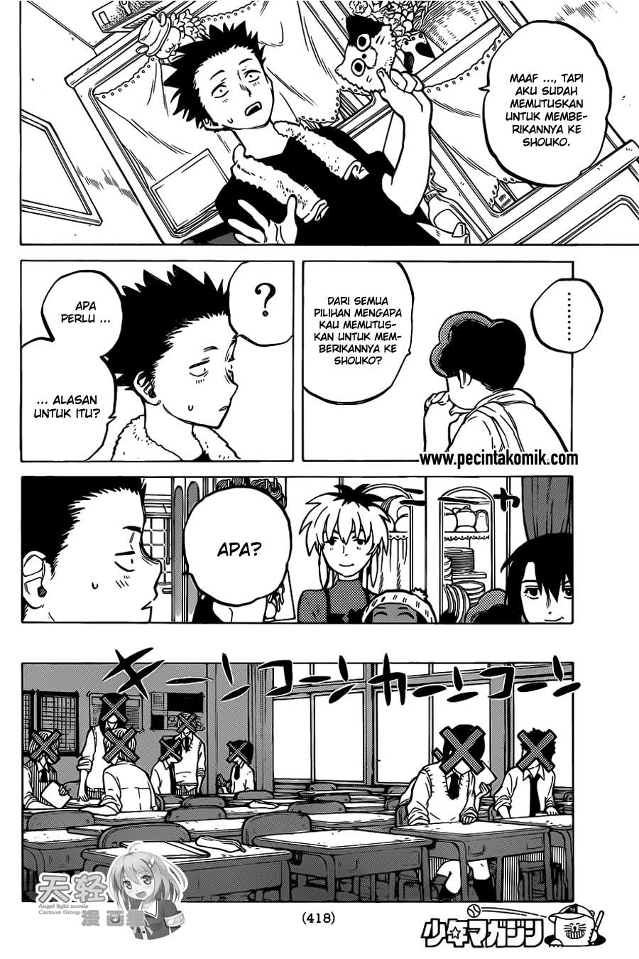 Koe no Katachi Chap 20 - Next Chap 21