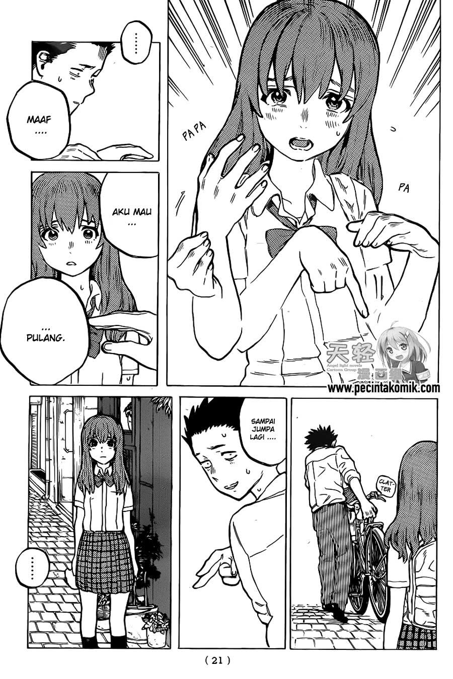 Koe no Katachi Chap 21 - Next Chap 22
