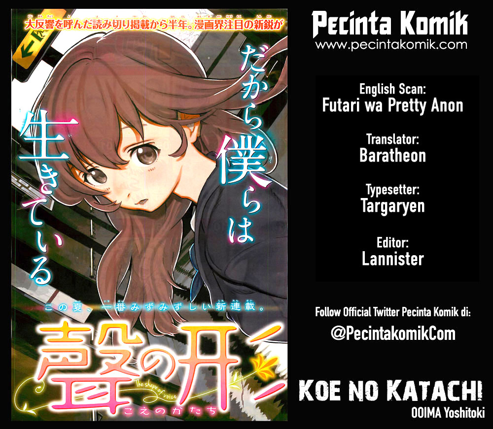 Koe no Katachi Chap 21 - Next Chap 22