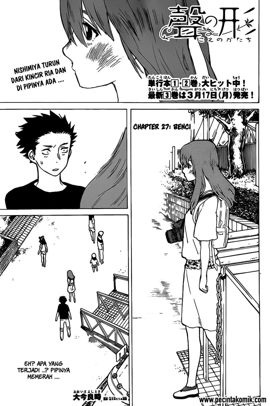 Koe no Katachi Chap 27 - Next Chap 28