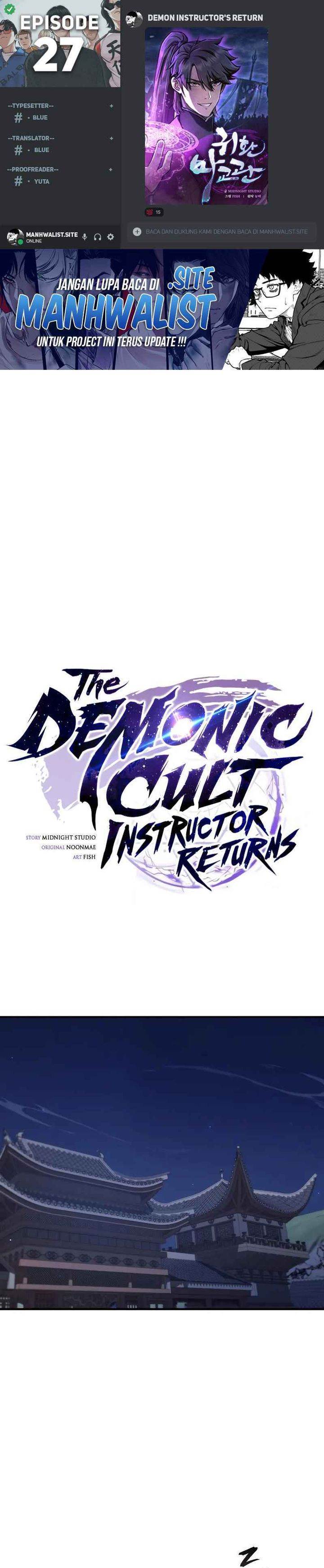 The Demonic Cult Instructor Returns Chap 27 - Next Chap 28