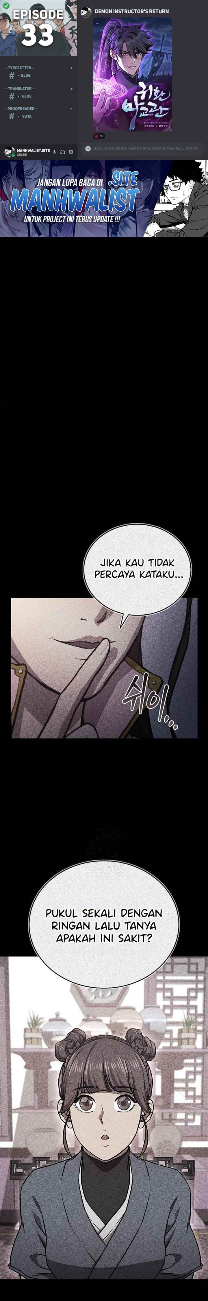 The Demonic Cult Instructor Returns Chap 33 - Next Chap 34