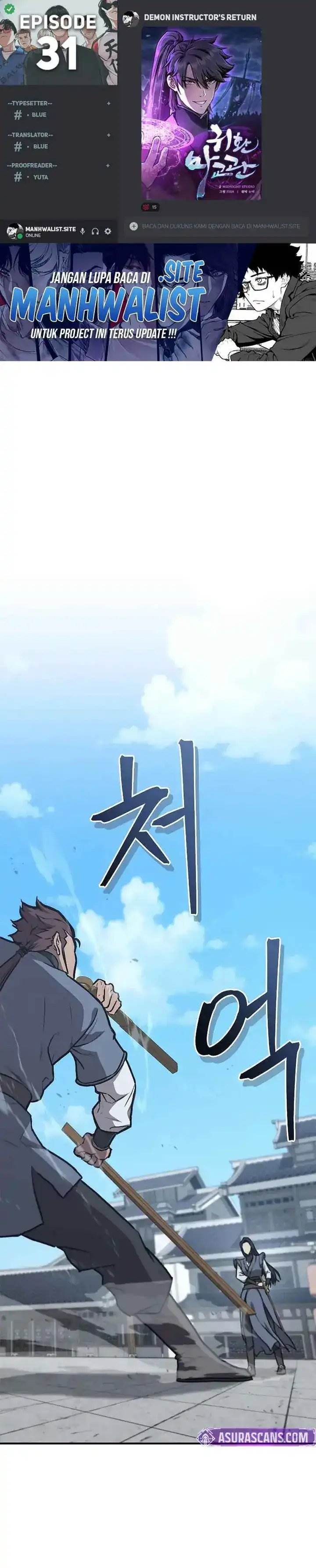 The Demonic Cult Instructor Returns Chap 31 - Next Chap 32