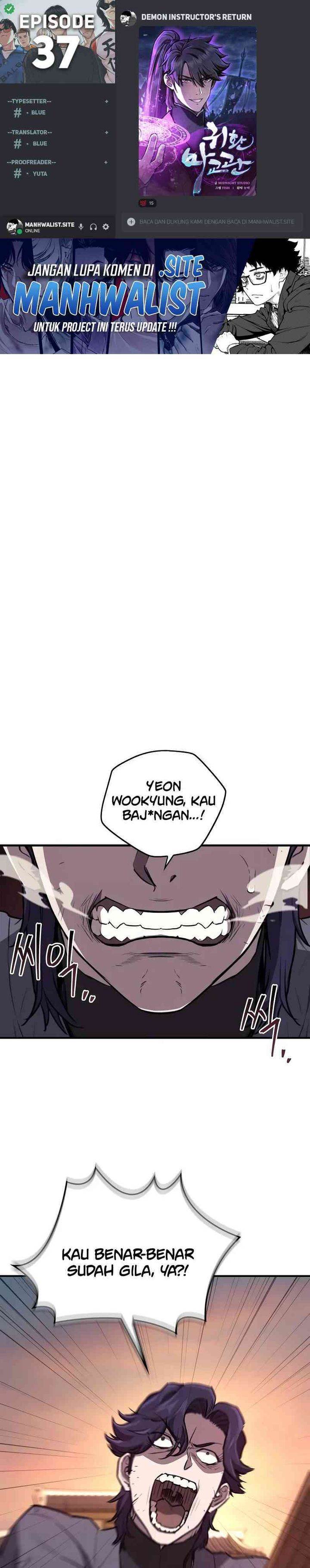 The Demonic Cult Instructor Returns Chap 37 - Next Chap 38