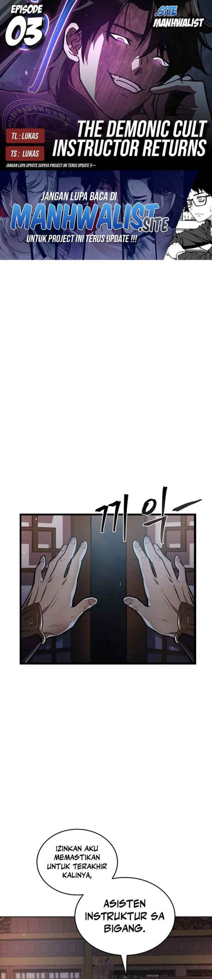 The Demonic Cult Instructor Returns Chap 3 - Next Chap 4