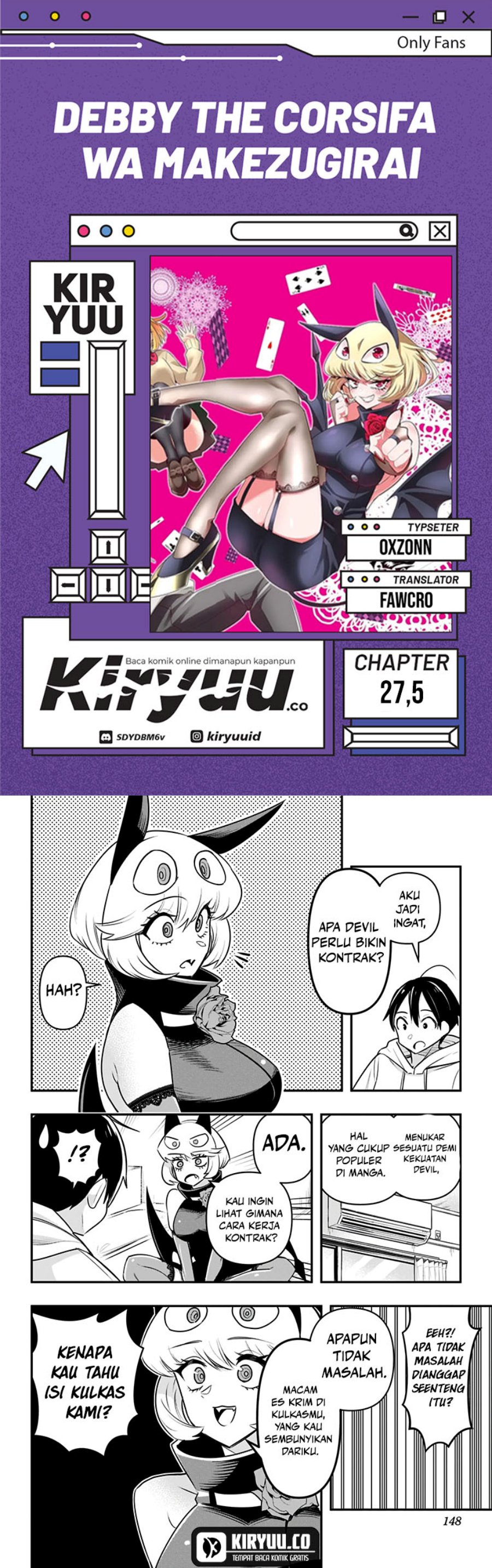 Debby the Corsifa wa Makezugirai Chap 27.5 - Next Chap 28.5