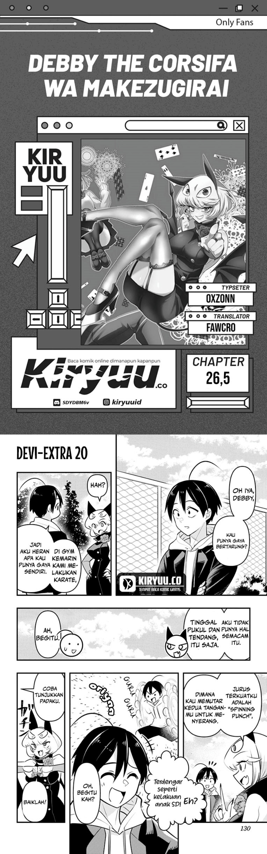 Debby the Corsifa wa Makezugirai Chap 26.5 - Next Chap 27.5