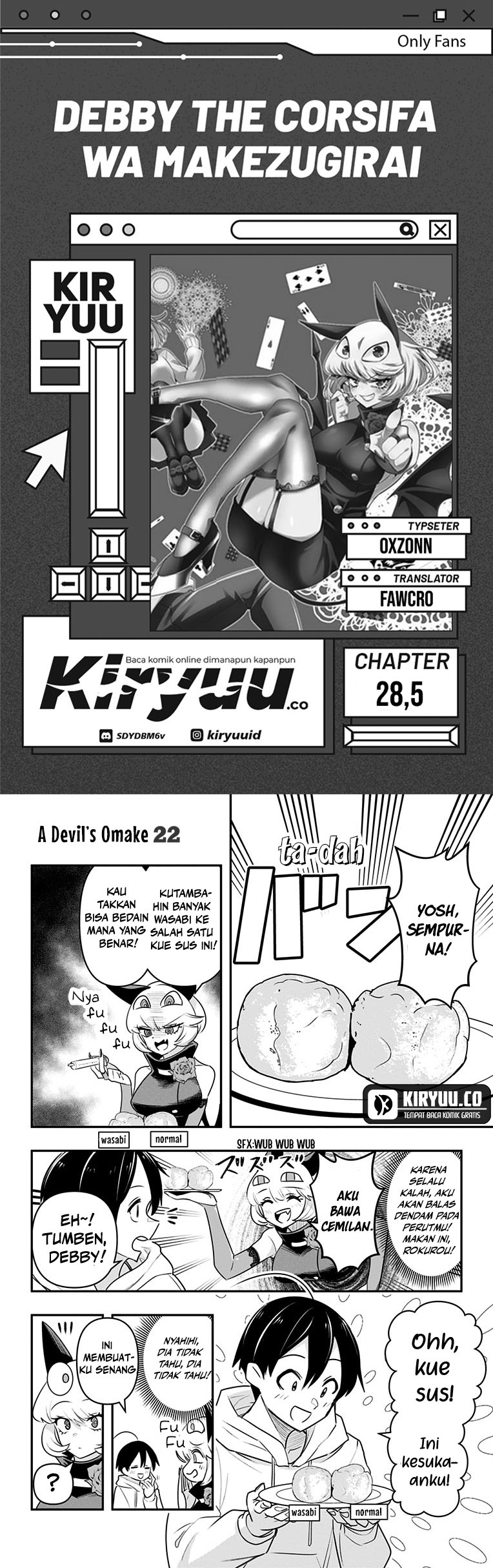 Debby the Corsifa wa Makezugirai Chap 28.5 - Next Chap 29.5