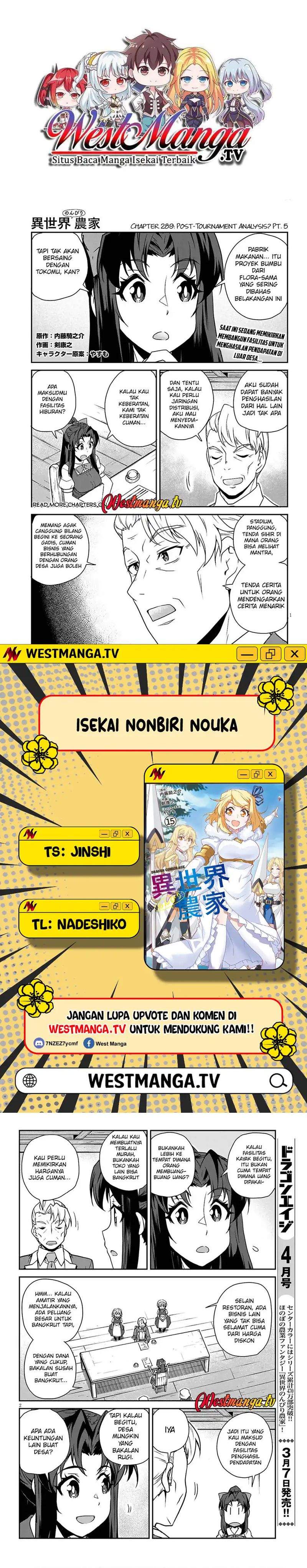 Isekai Nonbiri Nouka Chap 289 - Next Chap 290