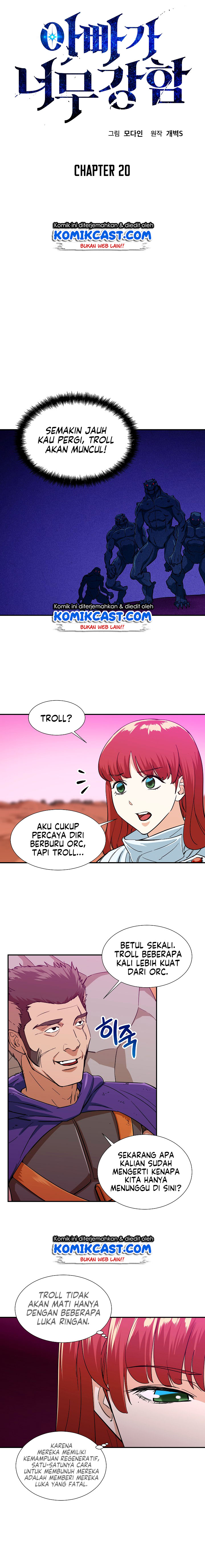 My Dad Is Too Strong Chap 20 - Next Chap 21