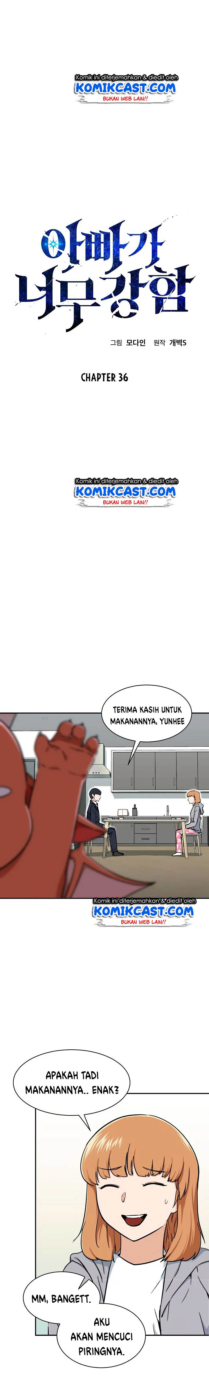 My Dad Is Too Strong Chap 36 - Next Chap 37