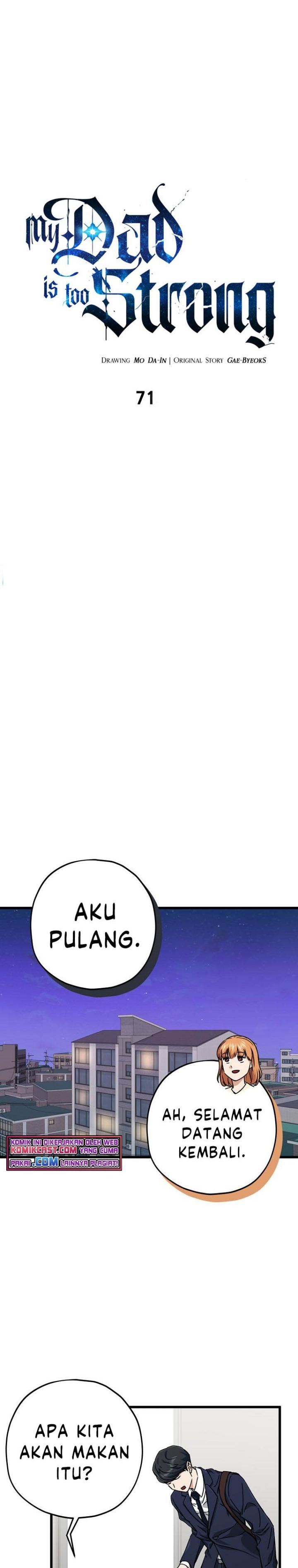 My Dad Is Too Strong Chap 71 - Next Chap 72