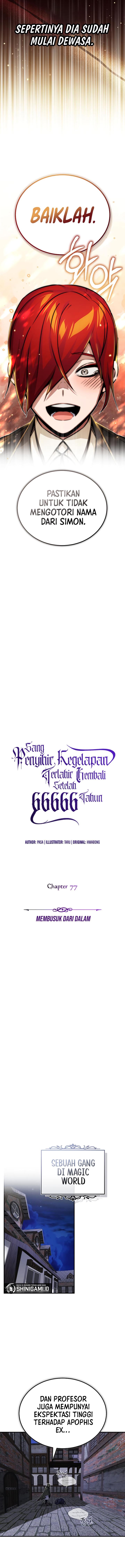 The Dark Magician Transmigrates After 66666 Years Chap 77 - Next Chap 78