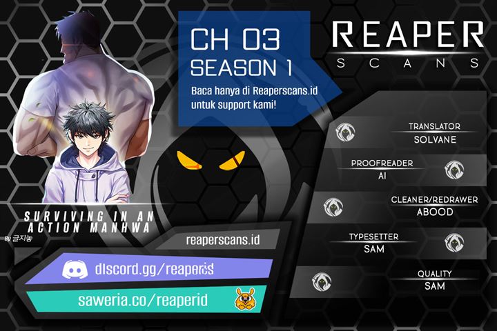 Surviving in an Action Manhwa Chap 3 - Next Chap 4