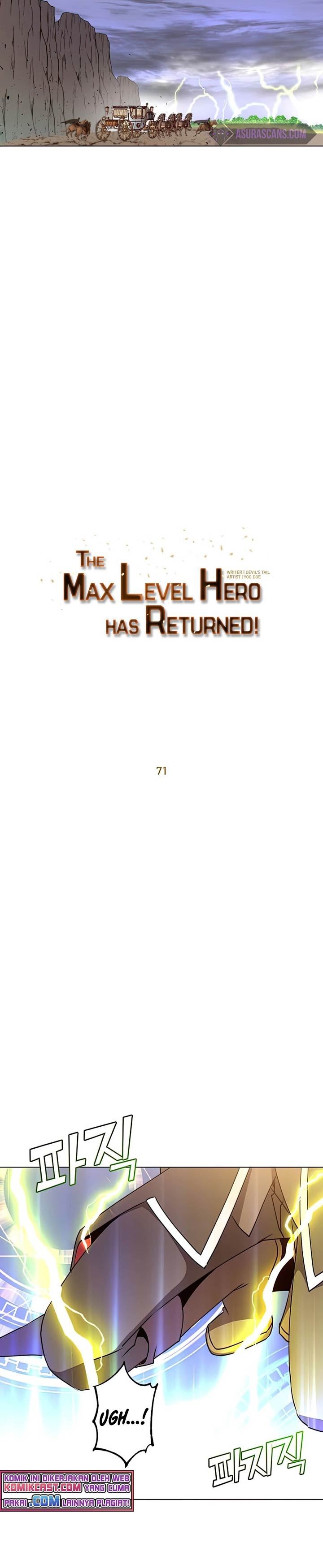 The MAX leveled hero will return! Chap 71 - Next Chap 72
