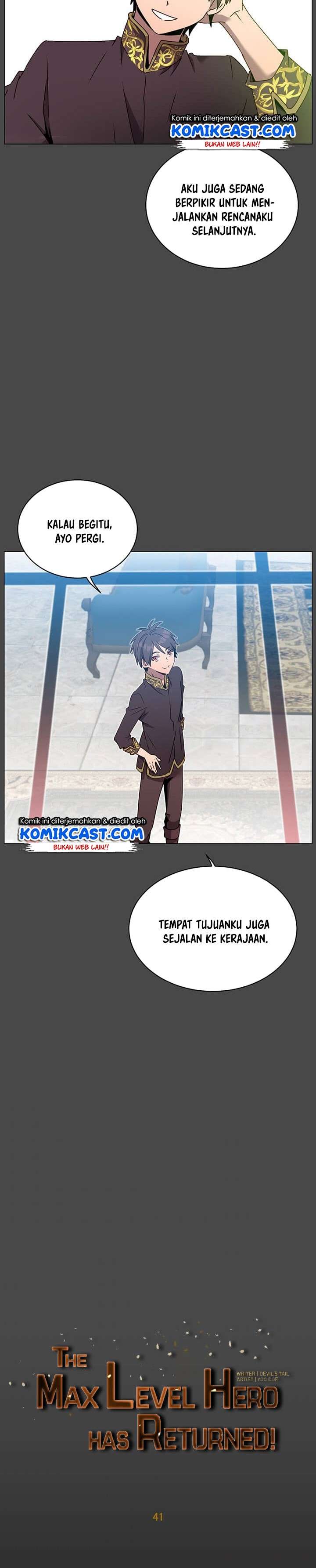 The MAX leveled hero will return! Chap 41 - Next Chap 42