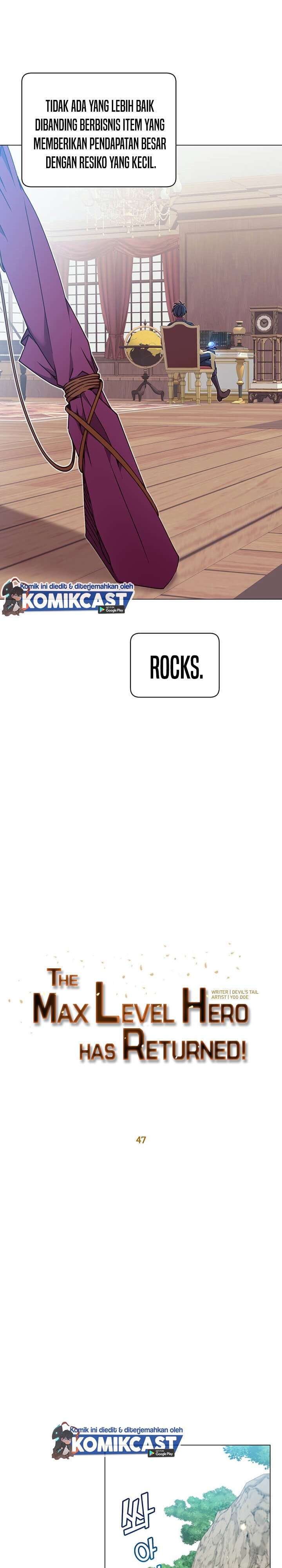 The MAX leveled hero will return! Chap 47 - Next Chap 48