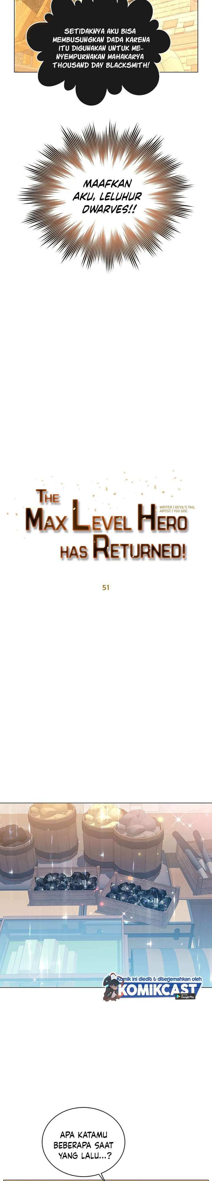 The MAX leveled hero will return! Chap 51 - Next Chap 52
