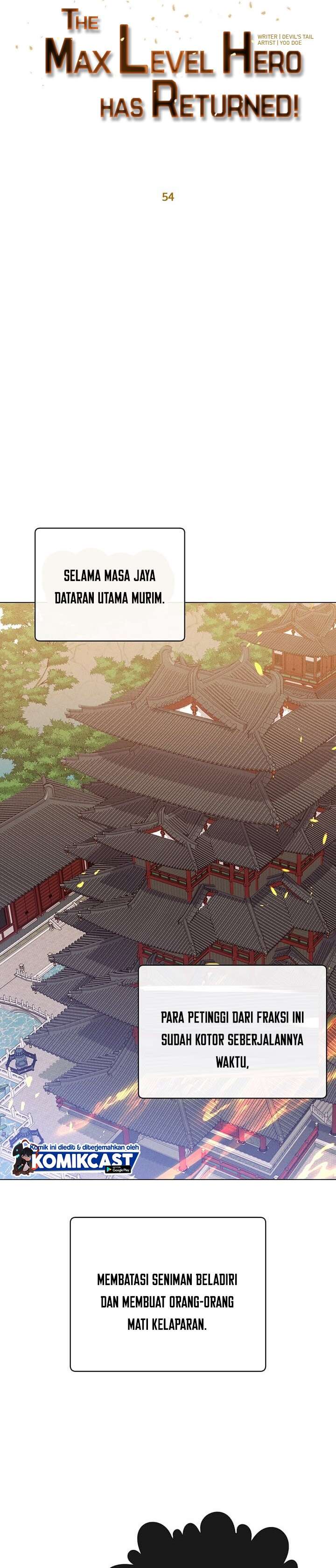 The MAX leveled hero will return! Chap 54 - Next Chap 55