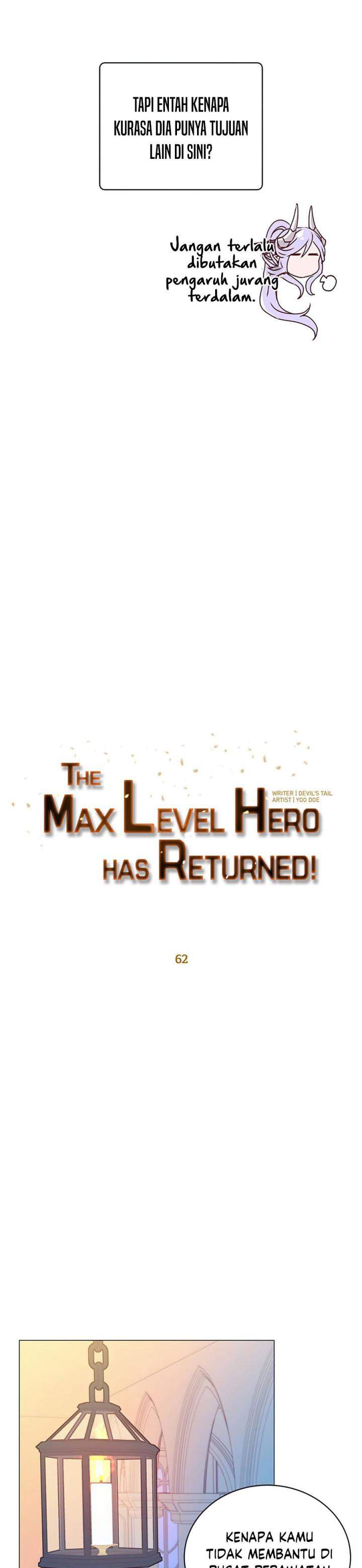 The MAX leveled hero will return! Chap 62 - Next Chap 63