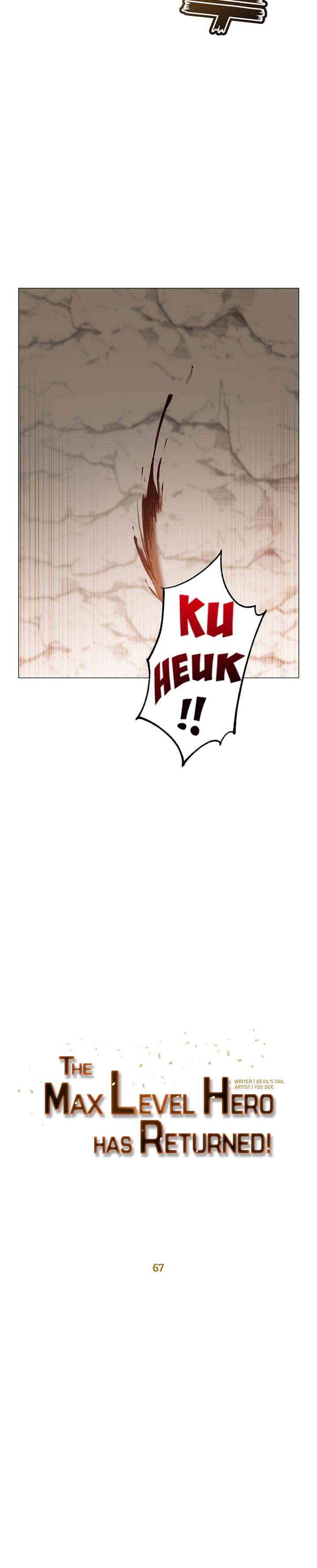The MAX leveled hero will return! Chap 67 - Next Chap 68