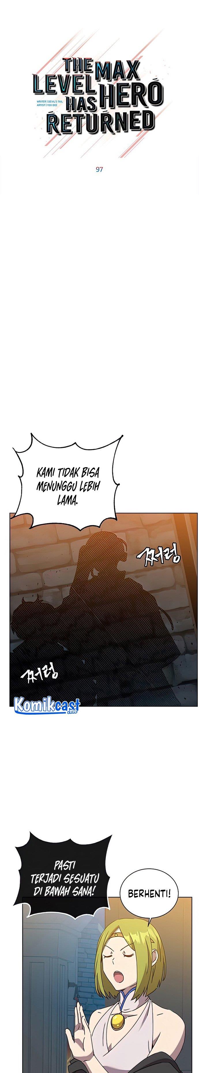 The MAX leveled hero will return! Chap 97 - Next Chap 98