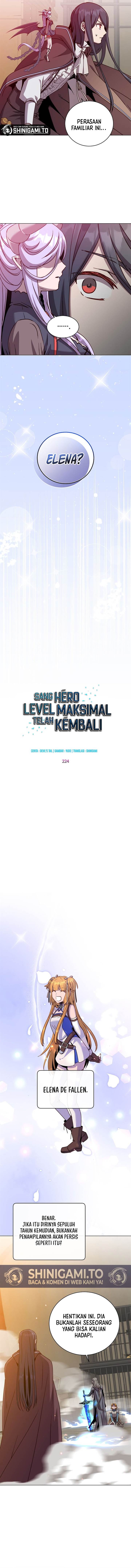 The MAX leveled hero will return! Chap 224 - Next Chap 225