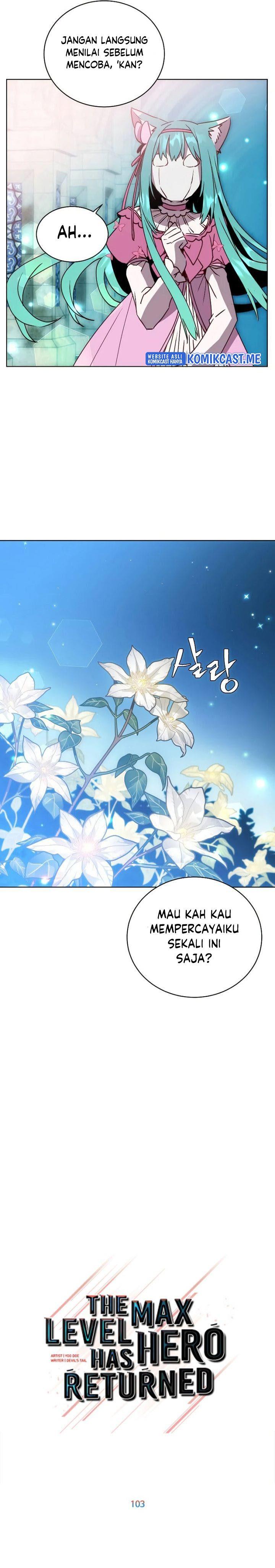 The MAX leveled hero will return! Chap 103 - Next Chap 104