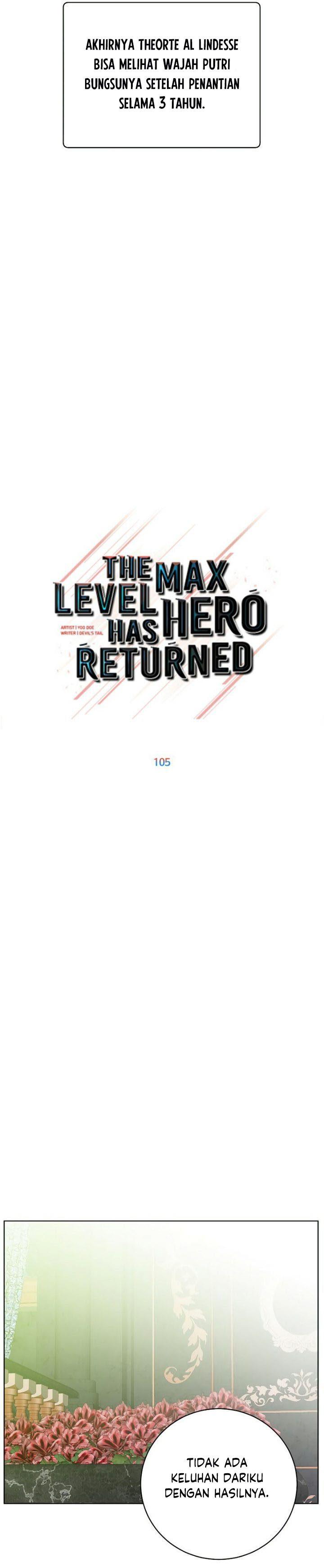 The MAX leveled hero will return! Chap 105 - Next Chap 106