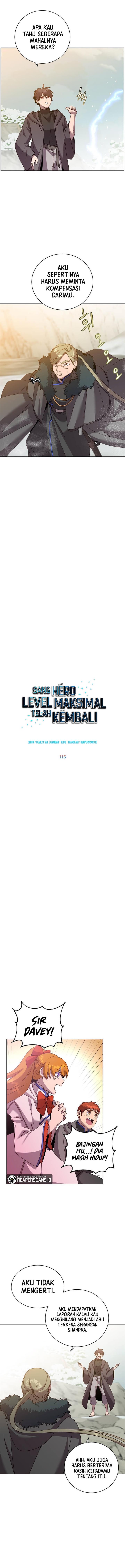 The MAX leveled hero will return! Chap 116 - Next Chap 117