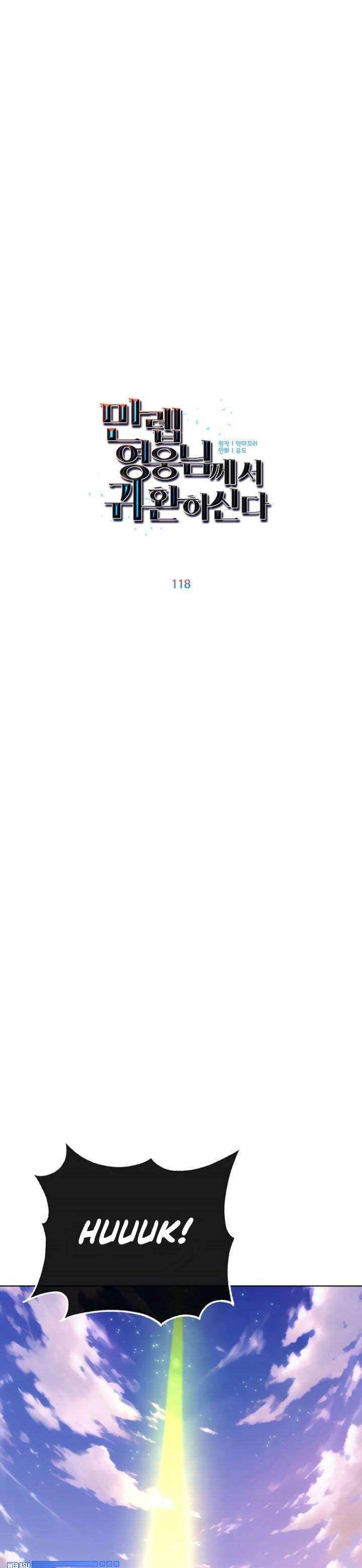 The MAX leveled hero will return! Chap 118 - Next Chap 119