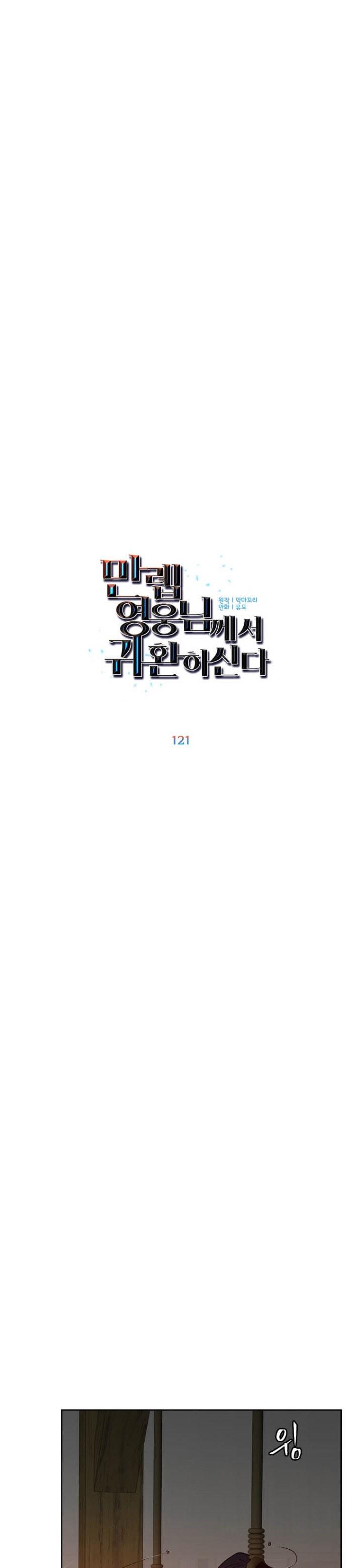 The MAX leveled hero will return! Chap 121 - Next Chap 122