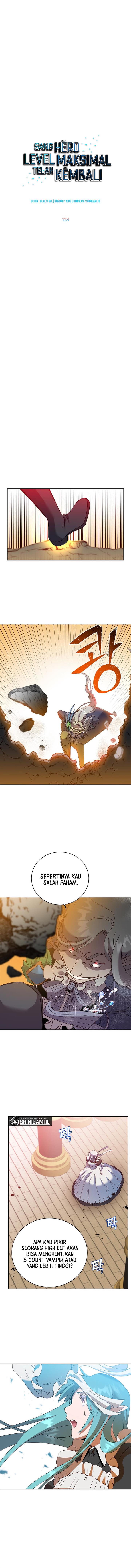 The MAX leveled hero will return! Chap 124 - Next Chap 125