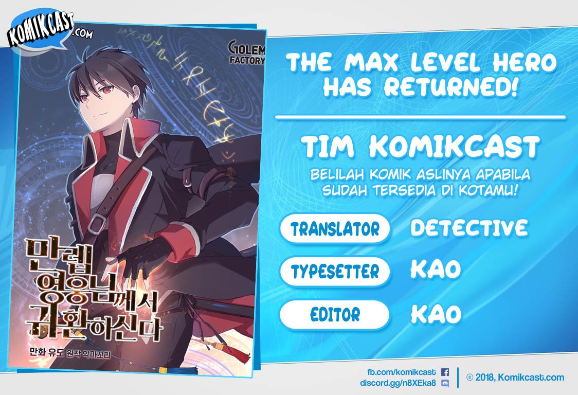 The MAX leveled hero will return! Chap 14 - Next Chap 15