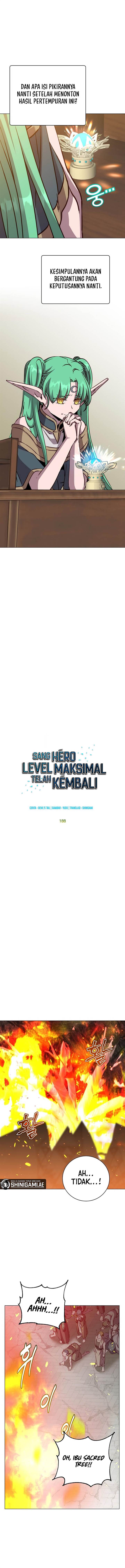 The MAX leveled hero will return! Chap 188 - Next Chap 189