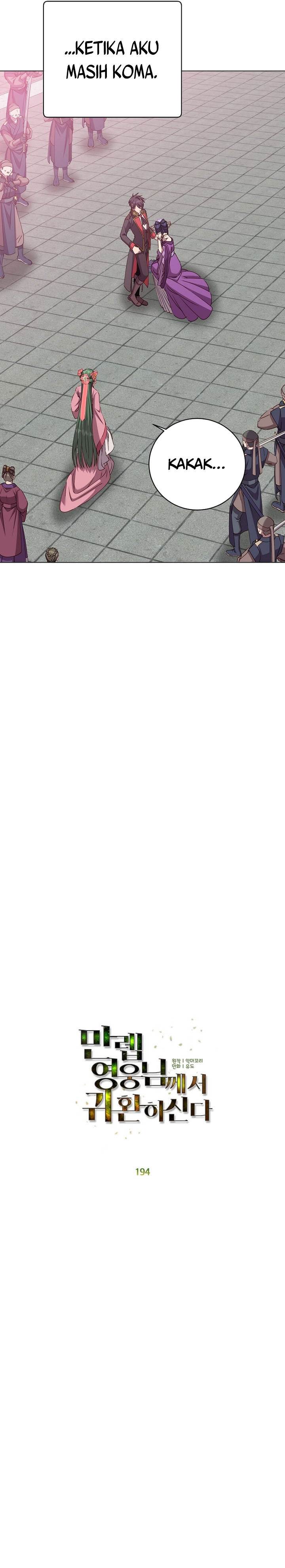 The MAX leveled hero will return! Chap 194 - Next Chap 195