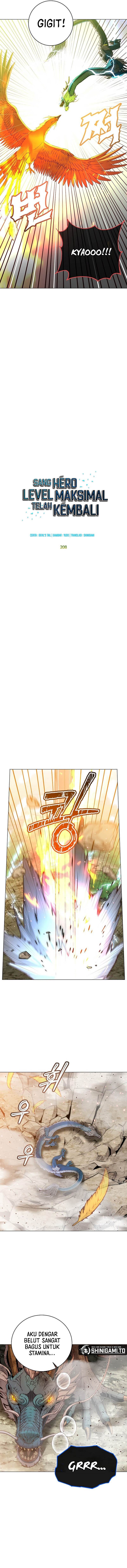 The MAX leveled hero will return! Chap 208 - Next Chap 209