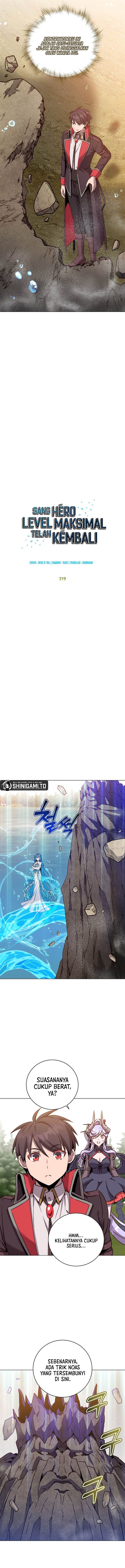 The MAX leveled hero will return! Chap 219 - Next Chap 220