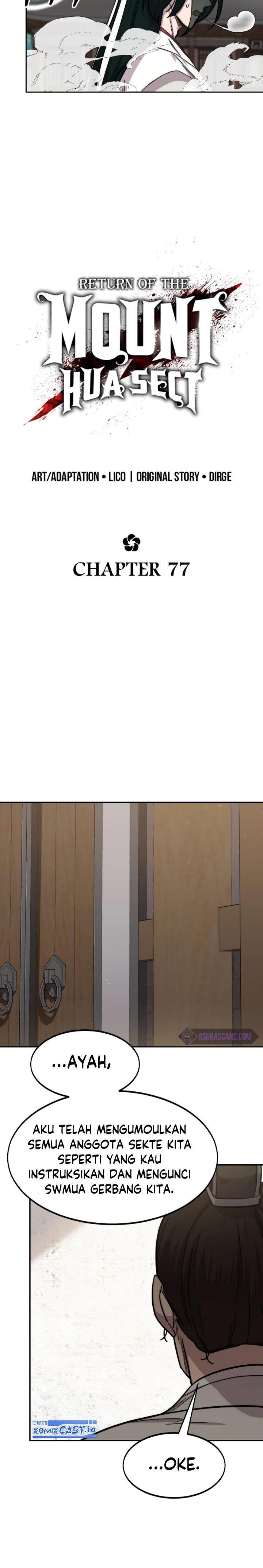 Return of the Flowery Mountain Sect Chap 77 - Next Chap 78
