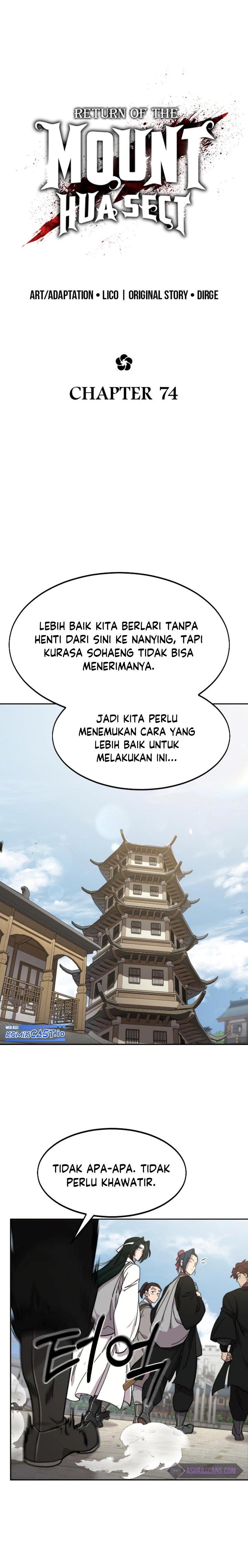 Return of the Flowery Mountain Sect Chap 74 - Next Chap 75
