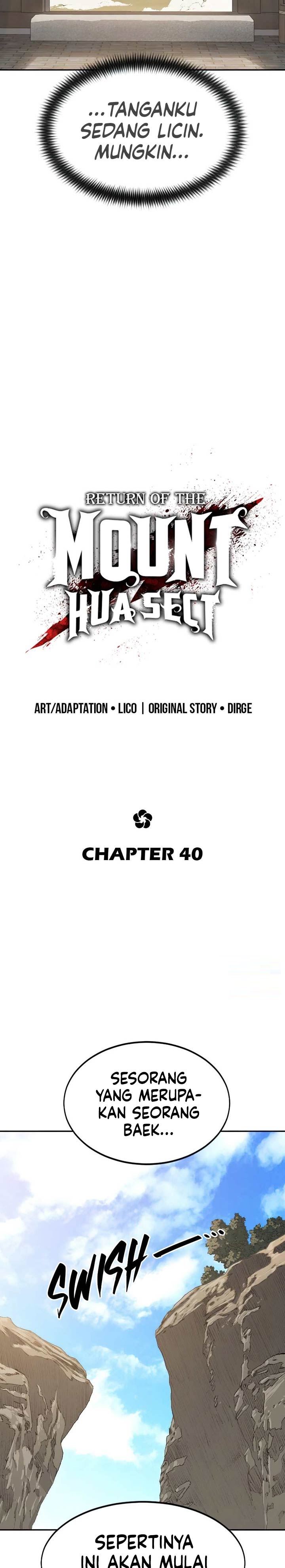 Return of the Flowery Mountain Sect Chap 40 - Next Chap 41