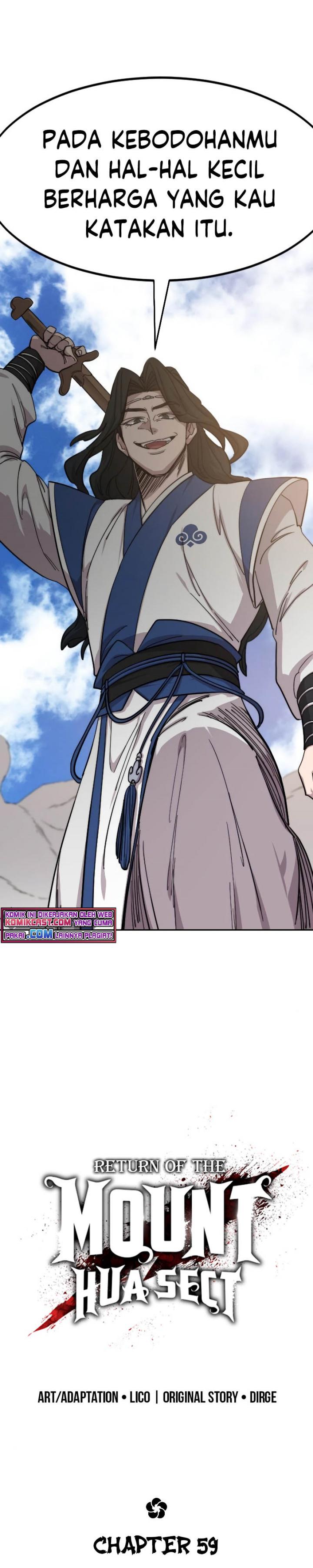 Return of the Flowery Mountain Sect Chap 59 - Next Chap 60