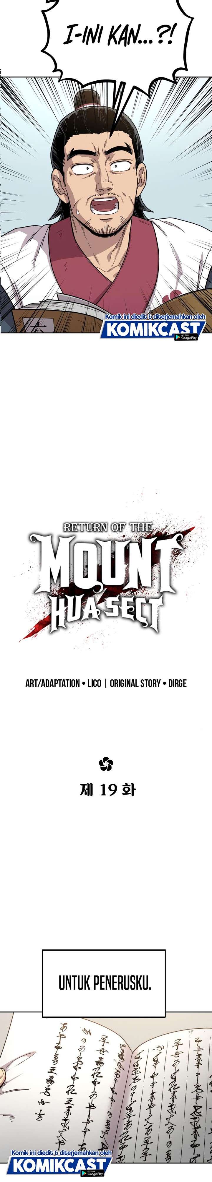 Return of the Flowery Mountain Sect Chap 19 - Next Chap 20