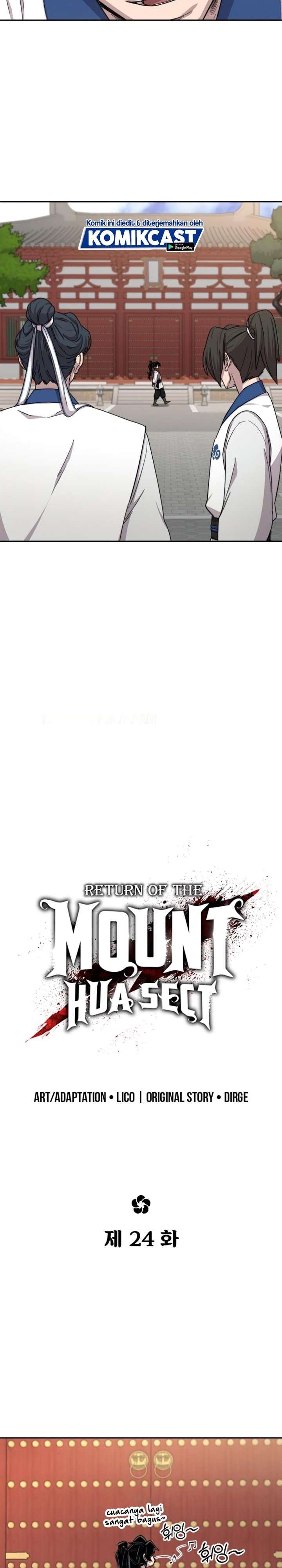 Return of the Flowery Mountain Sect Chap 24 - Next Chap 25