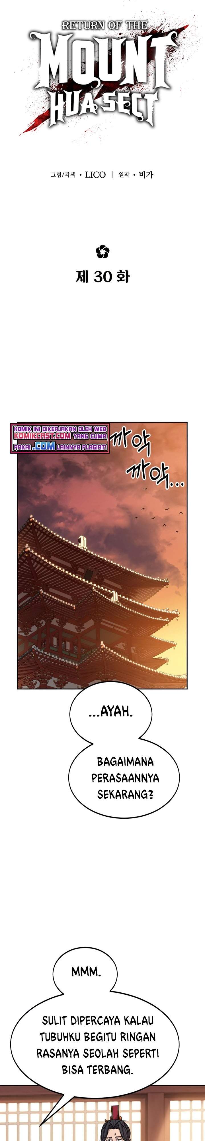 Return of the Flowery Mountain Sect Chap 30 - Next Chap 31