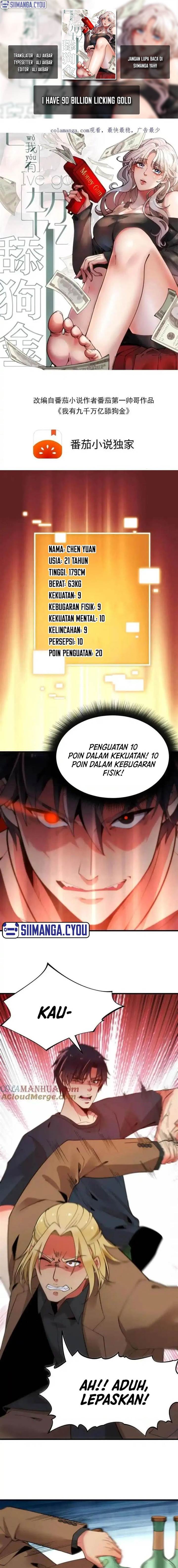 I Have 90 Billion Licking Gold Chap 16 - Next Chap 17