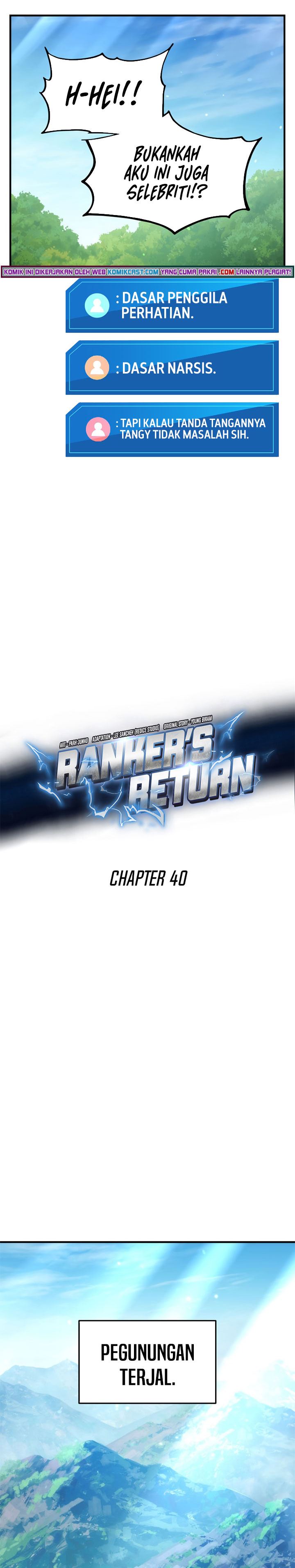 Ranker’s Return (Remake) Chap 40 - Next Chap 41